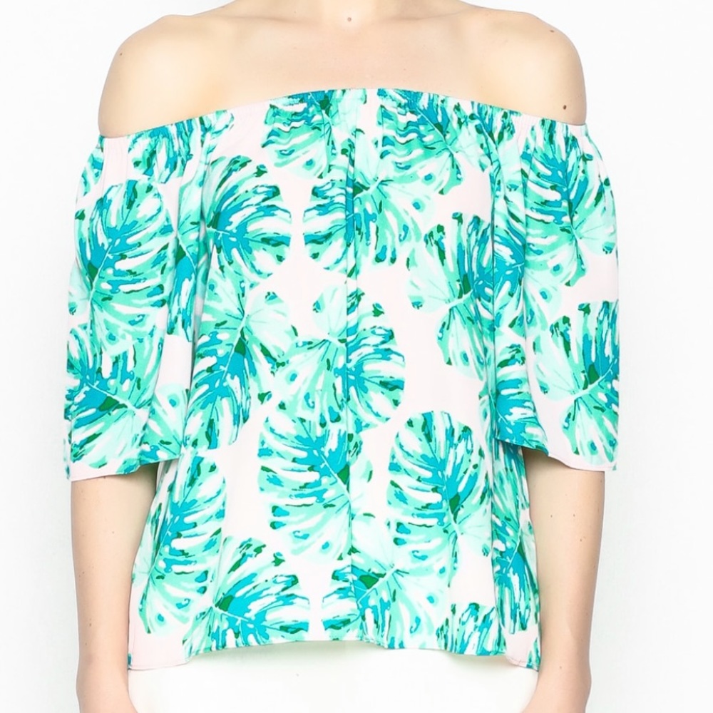 Buddylove Off the shoulder print top